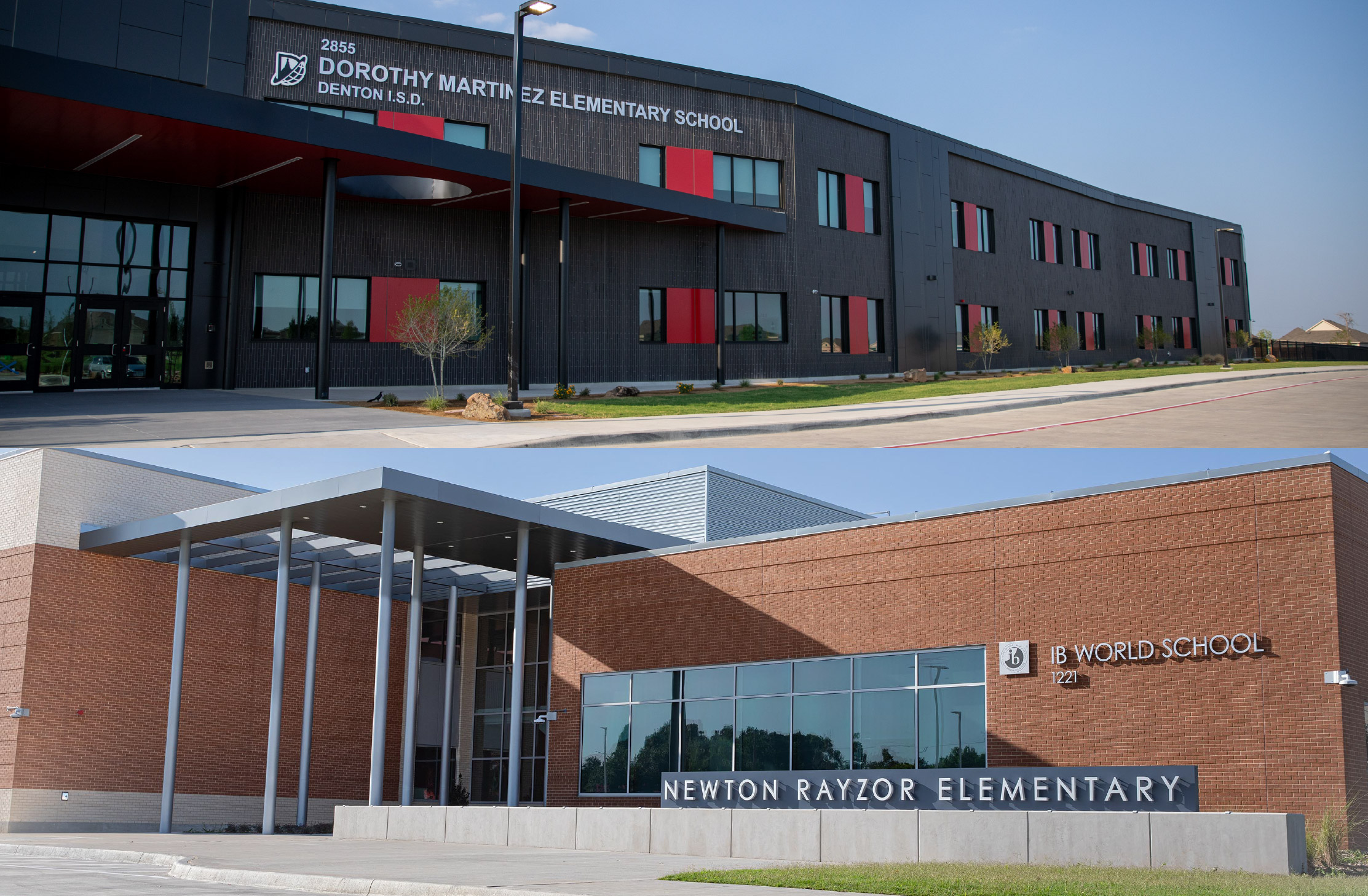 Front of schools